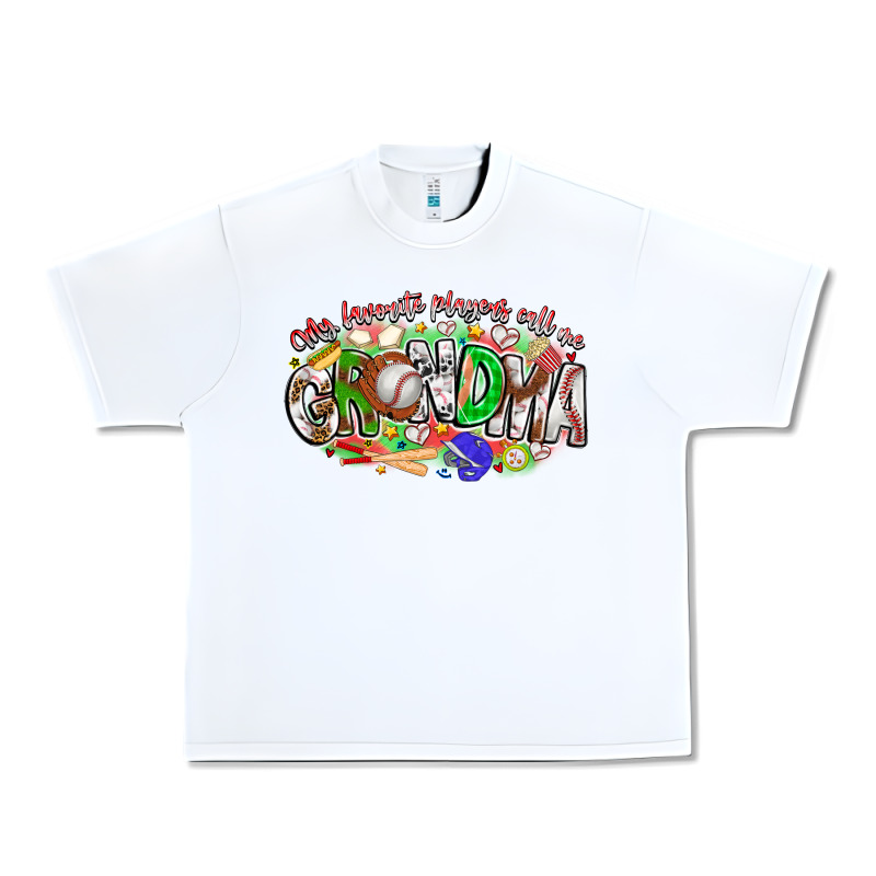 My Favorite Platers Call Me Grandma Baseball Urban Heavy Tee by CowhideDigitalArt | Teevron
