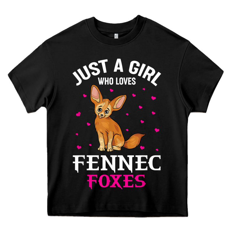 Fennec Fox Just A Girl Who Loves Fennec Foxes T Shirt Heavy Core Tee by linhVisuals | Teevron