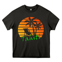 Asphalt outdoor t  shirt tahiti retro vintage sunset t  shirt Heavy Core Tee - linhVisuals