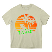 Mossy outdoor t  shirt tahiti retro vintage sunset t  shirt Heavy Core Tee - linhVisuals