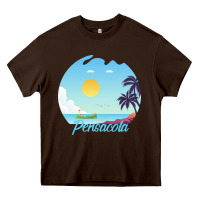 Chocolate Brown pensacola t  shirt no place like pensacola t  shirt Heavy Core Tee - linhVisuals