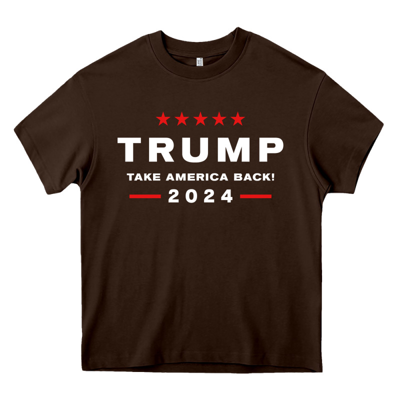 Donald Trump 2024 Take America Back Election   The Return Sweatshirt Heavy Core Tee by linhVisuals | Teevron