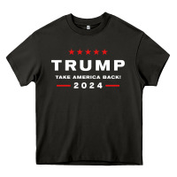 Asphalt donald trump 2024 take america back election   the return sweatshirt Heavy Core Tee - linhVisuals