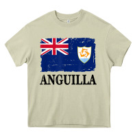Mossy flag of anguilla   anguilla banner t shirt Heavy Core Tee - linhVisuals