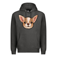 Charcoal Heather Chihuahua Premium Hoodie - Jasminsmagicworld