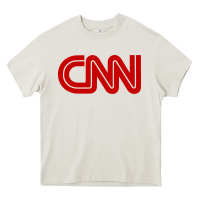 Cream cnn Heavy Core Tee - linhVisuals