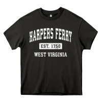 Harpers Ferry West Virginia Wv Vintage Established Sports Pullover Hoo Heavy Core Tee | Teevron