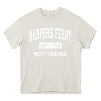 Cream harpers ferry west virginia wv vintage established sports pullover hoo Heavy Core Tee - linhVisuals