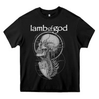 Black lamb of god music concert Heavy Core Tee - linhVisuals