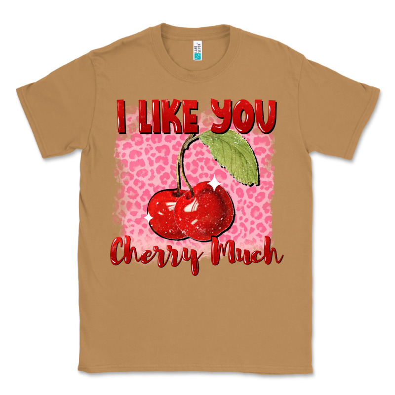 I Like You Cherry Much Valentine's Day Classic Tee by FaDigitalArtStudio | Teevron