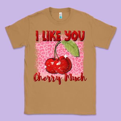I Like You Cherry Much Valentine's Day Classic Tee Designed By Fadigitalartstudio