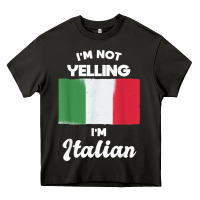 I'm Not Yelling I'm Italian T Shirt Heavy Core Tee | Teevron