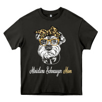Asphalt birthday and mother's day gift miniature schnauzer mom t shirt Heavy Core Tee - linhVisuals