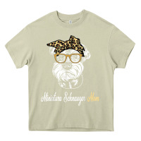 Mossy birthday and mother's day gift miniature schnauzer mom t shirt Heavy Core Tee - linhVisuals