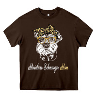 Birthday And Mother's Day Gift Miniature Schnauzer Mom T Shirt Heavy Core Tee | Teevron