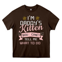 Chocolate Brown daddy's kitten ddlg littlespace daddy dom cgl t shirt Heavy Core Tee - linhVisuals