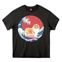 Asphalt rough collie t  shirt rough collie gifts   ocean waves surfing rough c Heavy Core Tee - linhVisuals
