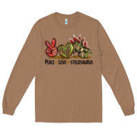 Peace Love Stegosaurus Long Sleeve Tee | Teevron