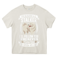 Cream great pyrenees stalker great pyrenees gifts great pyrenees t shirt Heavy Core Tee - linhVisuals