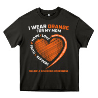 Asphalt i wear orange for my mom ms multiple sclerosis awareness t shirt Heavy Core Tee - linhVisuals