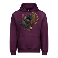 Mauve Wine gobble Urban Hoodie - RanaPortraitStore