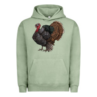 Pigment Oil Green gobble Urban Hoodie - RanaPortraitStore