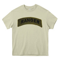 Mossy army ranger tab subdued infantry grunt pullover hoodie Heavy Core Tee - linhVisuals
