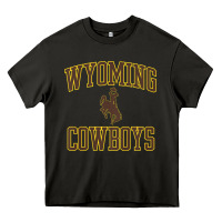 Asphalt kids wyoming cowboys apparel gameday arch over cowboys t shirt Heavy Core Tee - linhVisuals