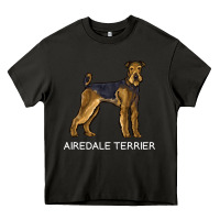 Asphalt airedale terrier crazy dog lover sweatshirt Heavy Core Tee - linhVisuals