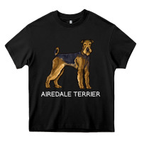 Black airedale terrier crazy dog lover sweatshirt Heavy Core Tee - linhVisuals
