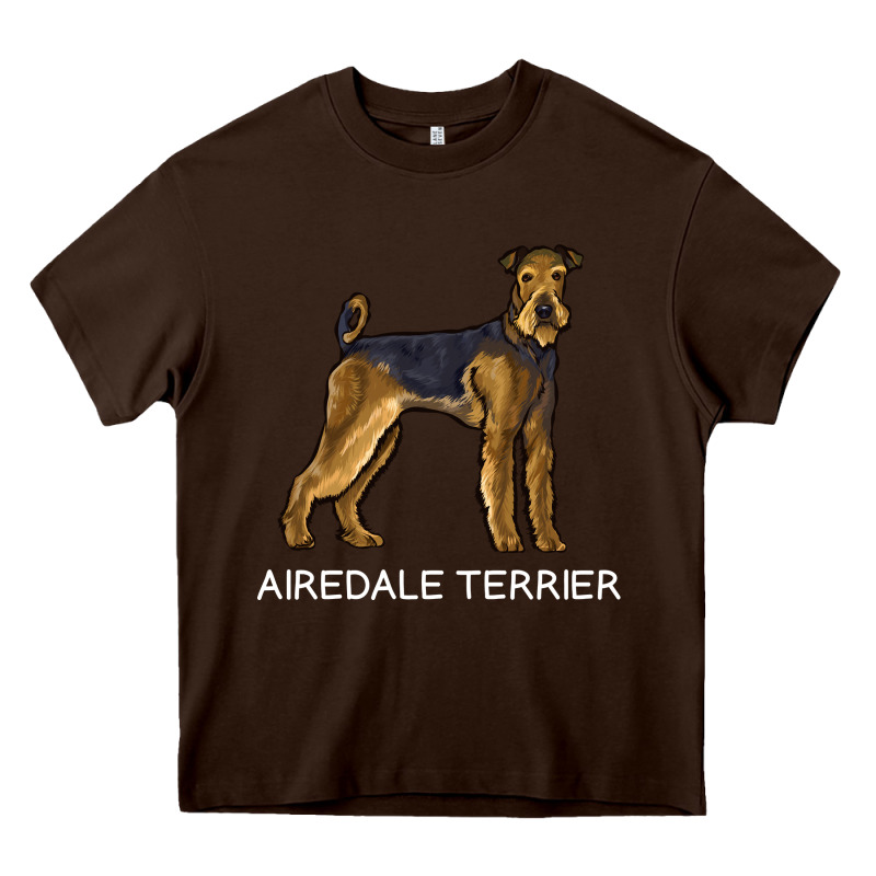 Airedale Terrier Crazy Dog Lover Sweatshirt Heavy Core Tee by linhVisuals | Teevron