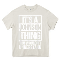 Cream it's a johnson thing   you wouldn't understand   family name t shirt Heavy Core Tee - linhVisuals