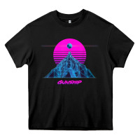 Pink Sun   Official Gunship T Shirt Heavy Core Tee | Teevron