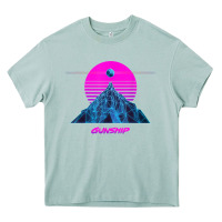 Arona pink sun   official gunship t shirt Heavy Core Tee - linhVisuals