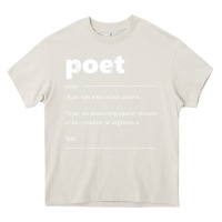 Cream poet definition funny for poet drama poetry poems t shirt Heavy Core Tee - linhVisuals