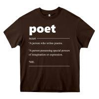 Poet Definition Funny For Poet Drama Poetry Poems T Shirt Heavy Core Tee | Teevron