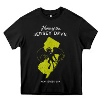 Black home of the jersey devil   new jersey, usa t shirt Heavy Core Tee - linhVisuals