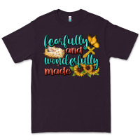 Plum Fearfully And Wonderfully Made Premium Tee - BundleAndBundleShop