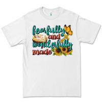 White Fearfully And Wonderfully Made Premium Tee - BundleAndBundleShop