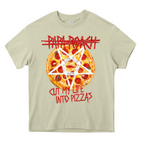 Mossy papa roach   official merchandise  cut my life into pizzas t shirt Heavy Core Tee - linhVisuals