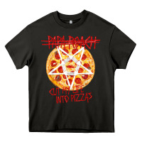 Asphalt papa roach   official merchandise  cut my life into pizzas t shirt Heavy Core Tee - linhVisuals