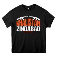 Black sikh khalistan zindabad singh punjabi t shirt Heavy Core Tee - linhVisuals