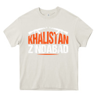Cream sikh khalistan zindabad singh punjabi t shirt Heavy Core Tee - linhVisuals