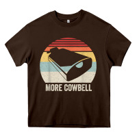 Retro More Cowbell Shirt Funny Drummer Gift Vintage T Shirt Heavy Core Tee | Teevron