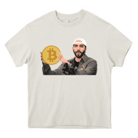 Cream el salvador bitcoin bukele legal tender cryptocurrency btc t shirt Heavy Core Tee - linhVisuals