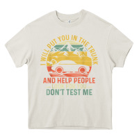 Cream i will put you in the trunk and help people funny saying t shirt Heavy Core Tee - linhVisuals