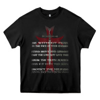 Black knights templar crusader cross ring order be without fear t shirt Heavy Core Tee - linhVisuals