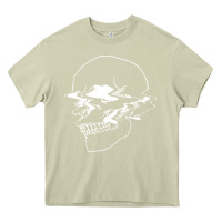 Mossy creepy cool egirl eboy pastel goth vaporwave glitch skull sweatshirt Heavy Core Tee - linhVisuals