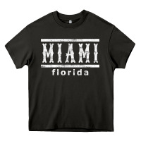 Miami Florida Souvenir T Shirt Heavy Core Tee | Teevron