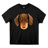 Black Dachshund Heavy Core Tee - Jasminsmagicworld